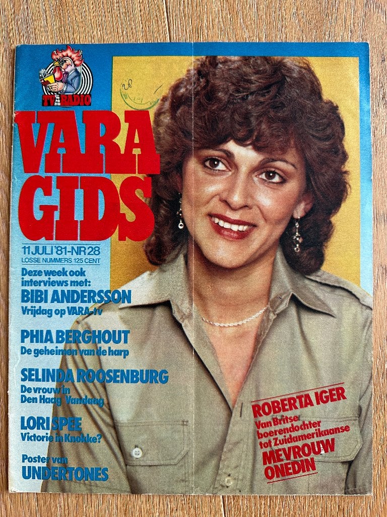 VARA Gids 11 juli 1981, met Onedin Line, Lori Spee, Ophalen of Verzenden, Gelezen, Muziek, Film of Tv