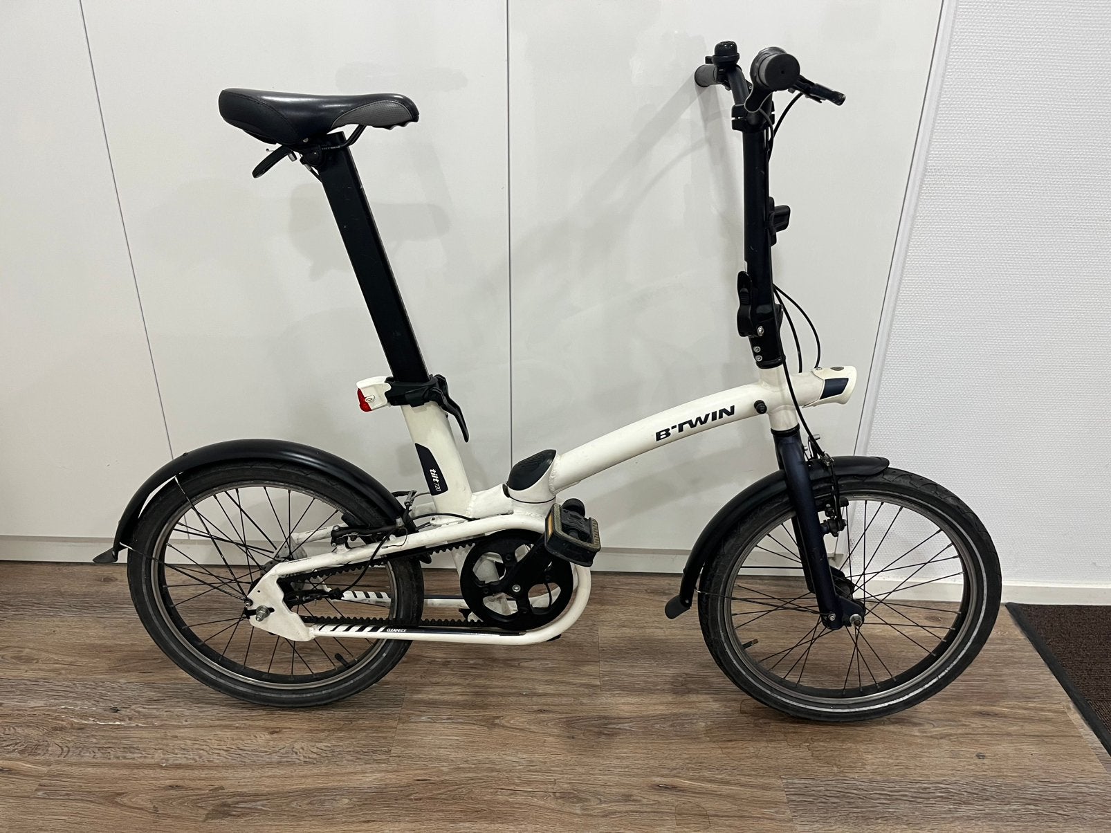 Btwin Tilt 720 vouwfiets, Ophalen, 20 inch of meer, Gebruikt, Velgrem