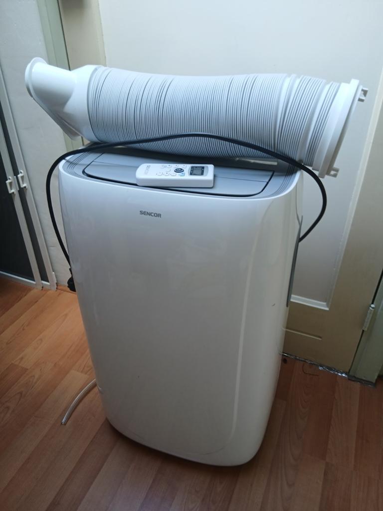Mobiele airco Sencor, Witgoed en Apparatuur, Airco's, Minder dan 60 m³, 3 snelheden of meer, Ophalen of Verzenden, Zo goed als nieuw