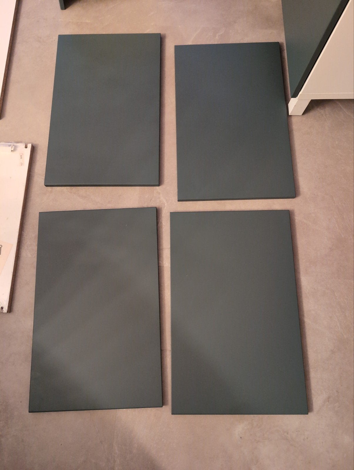 5x IKEA Besta frontjes front besta petrol blauw 60x38 + 1 la, 1 of 2 laden, Zo goed als nieuw, Minder dan 100 cm, Modern