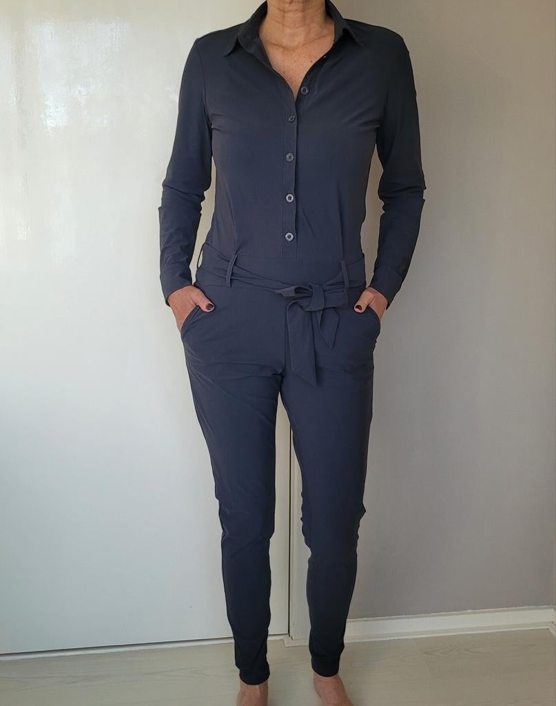 Studio Anneloes Angelique jumpsuit S Antracietgrijs Travel, Studio Anneloes, Ophalen of Verzenden, Zo goed als nieuw, Maat 36 (S)