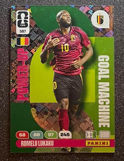 Panini WORLD CUP 2026    GOAL MACHINE    LUKAKU    BELGIUM, Verzenden, Zo goed als nieuw, Plaatje