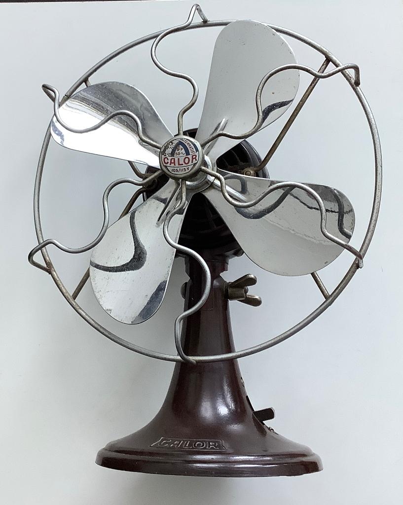 Bakeliet ventilator Calor jaren 40, Antiek en Kunst, Ophalen of Verzenden