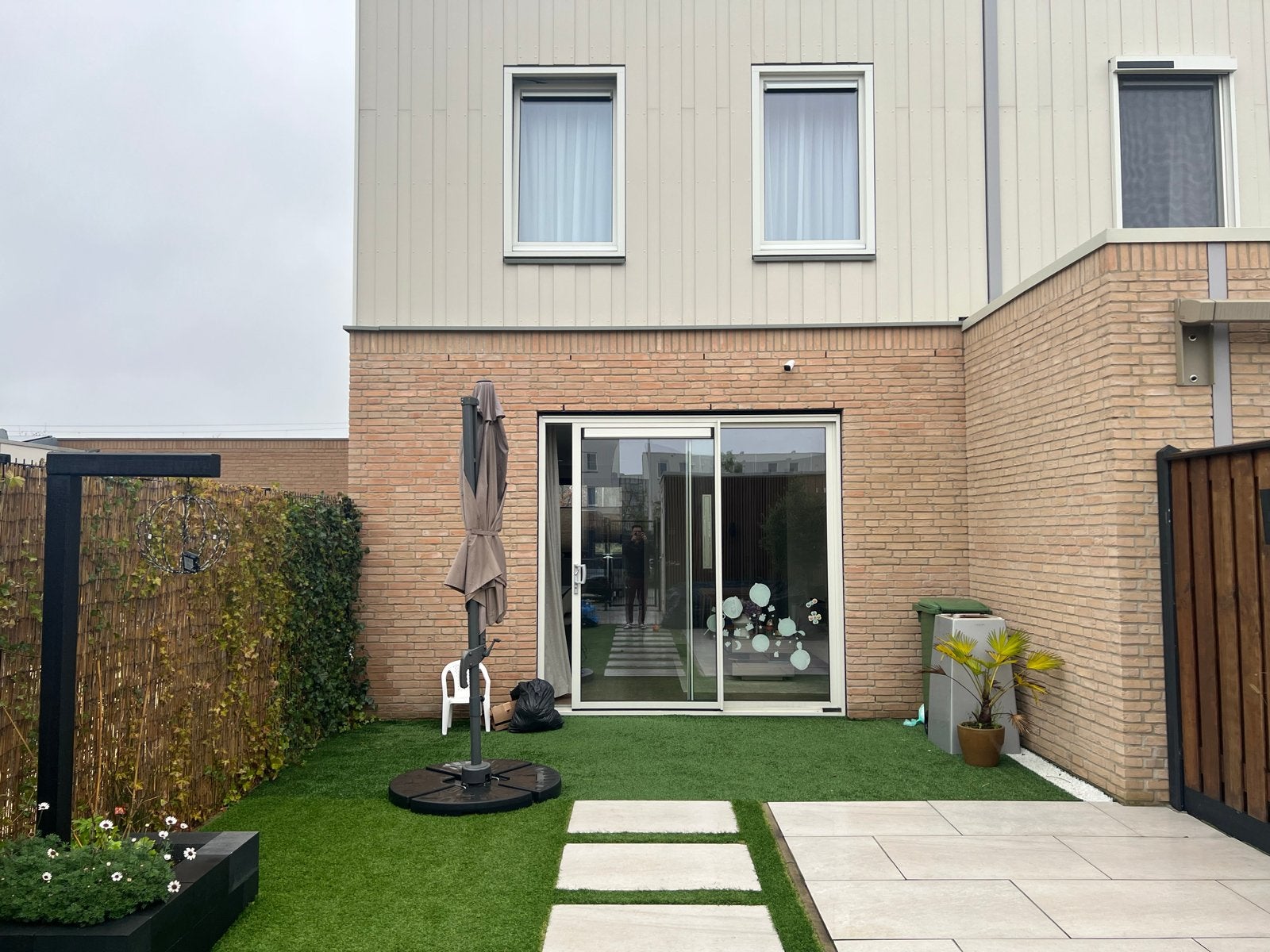 Aluminium Schuifpui met Triple Glas 255 cm x 255 cm, Ophalen, 225 cm of meer, Aluminium, Zo goed als nieuw
