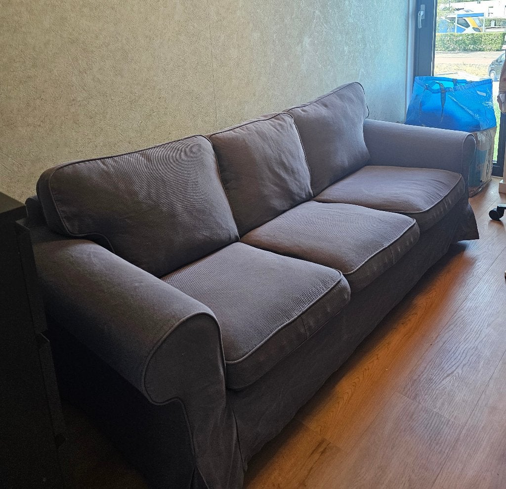 Ikea Ektorp 3-zitsbank, Ophalen, Gebruikt, Driepersoons, 75 tot 100 cm