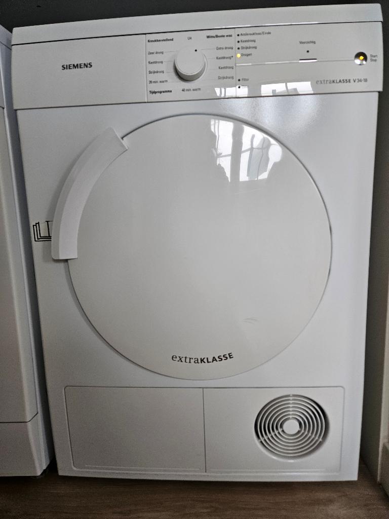 Siemens Wasdroger met afvoerslang, Ophalen, 6 tot 8 kg, Gebruikt, Luchtafvoer