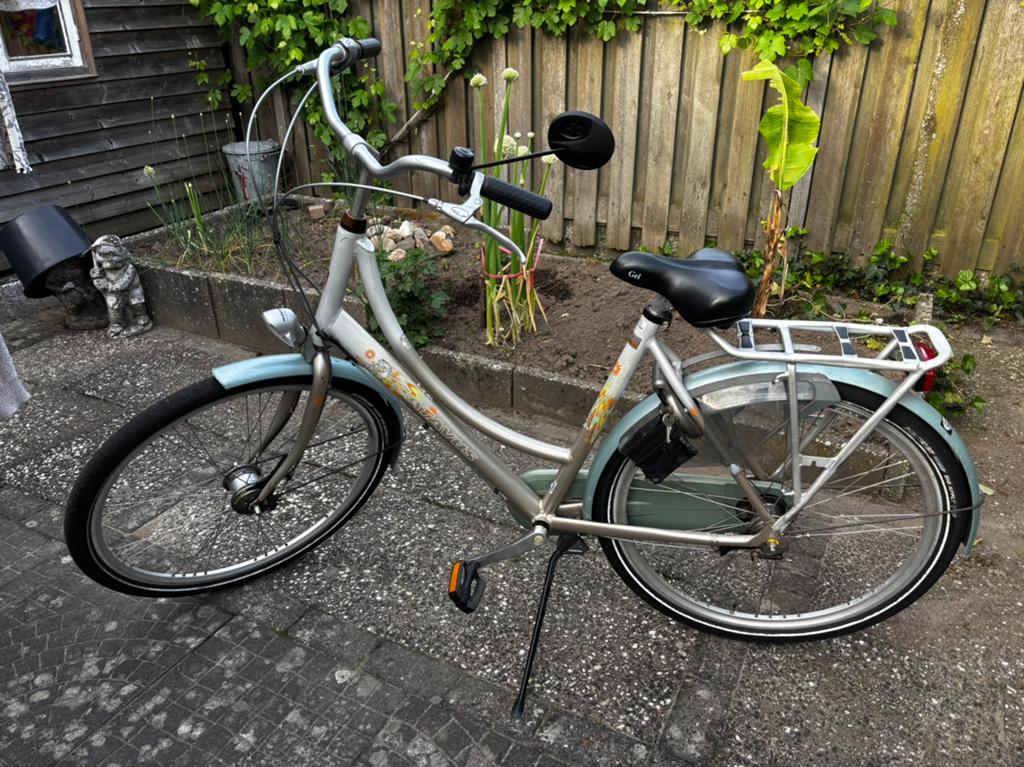 Dames fiets, Fietsen en Brommers, 53 tot 56 cm, Ophalen, Zo goed als nieuw