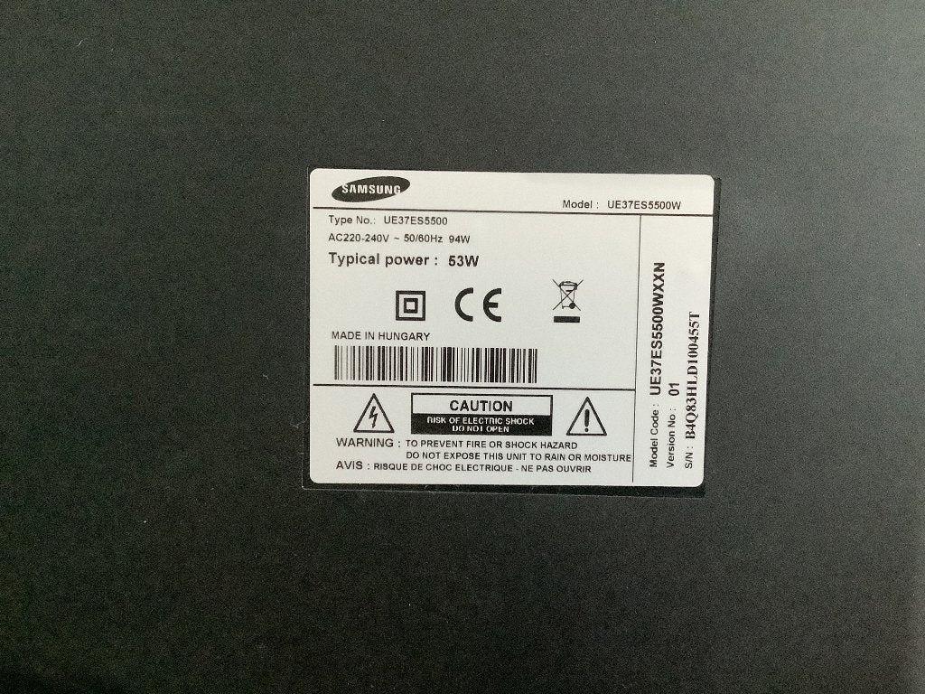 Tv Samsung 37 inch, Audio, Tv en Foto, Televisies, Ophalen, Gebruikt, 50 Hz, 80 tot 100 cm