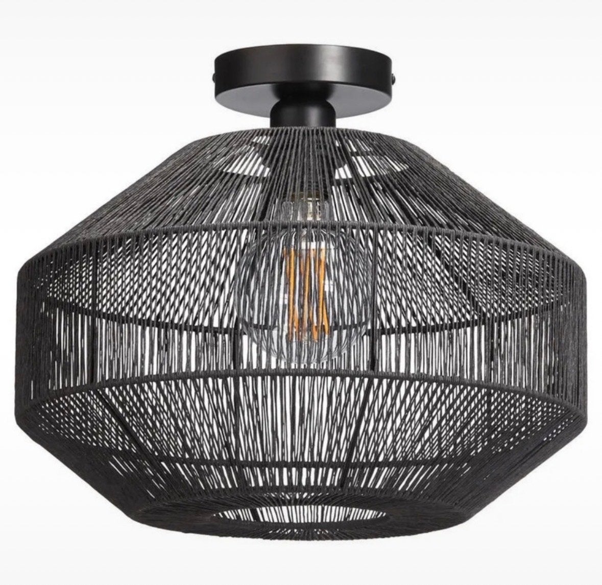 Segi lamp Kwantum - Zwarte plafondlamp, Overige merken, Zwart, Zo goed als nieuw, Modern