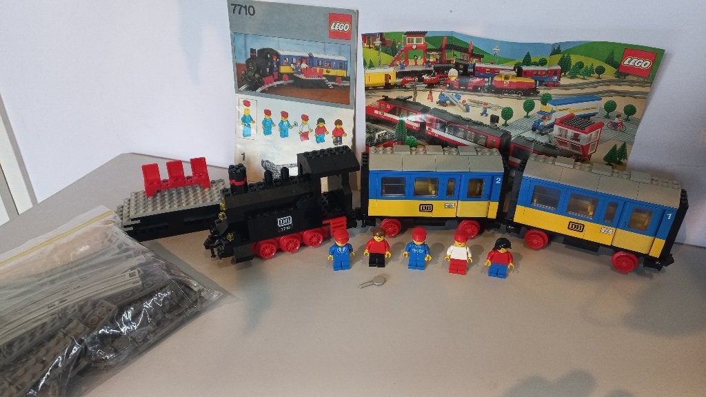 lego train 7710 Push-Along Passenger Steam Train, Gebruikt, Overige thema's, Compleet, Lego