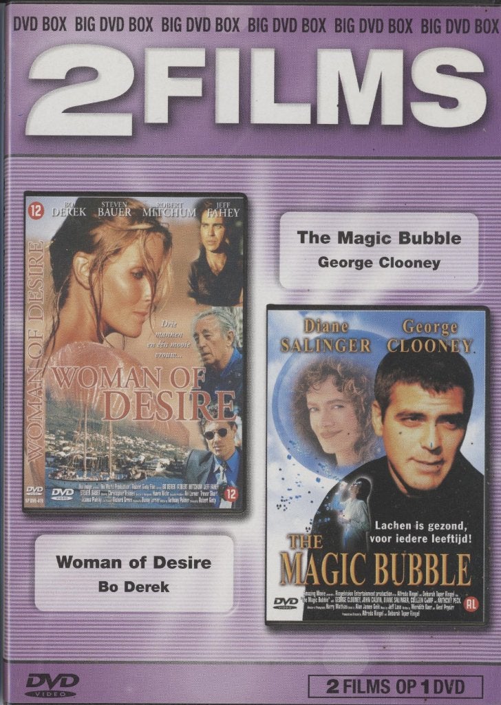 11) 2 films Woman of Desire & The Magic Bubble: met Bo Derek, Overige gebieden, Overige genres, Ophalen of Verzenden, Nieuw in verpakking