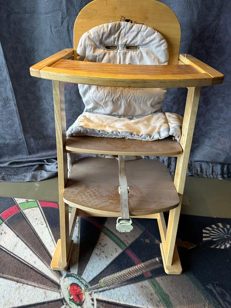 Bambino Houten Meegroeistoel, Kinderen en Baby's, Ophalen, Gebruikt, Meegroeistoel, Stoelverkleiner