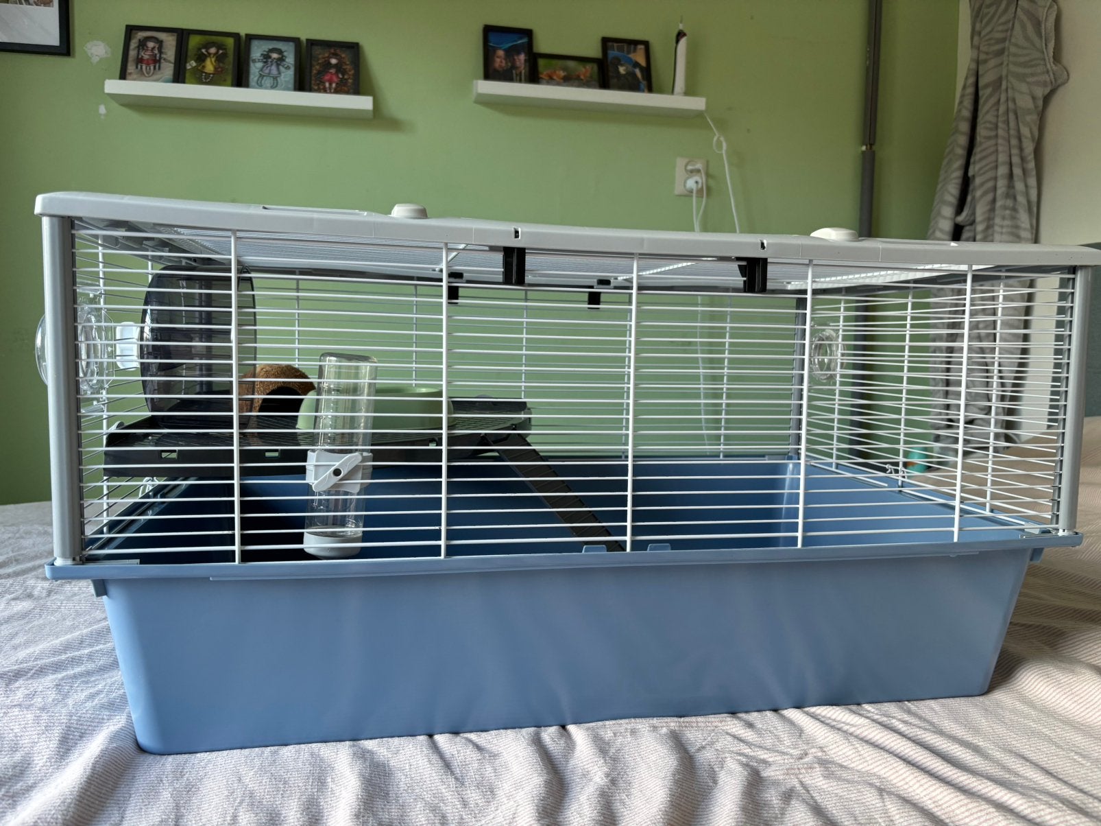 Hamsterkooi 4 maand oud, Dieren en Toebehoren, Knaagdieren en Konijnen | Hokken en Kooien, Kooi, Minder dan 75 cm, Zo goed als nieuw