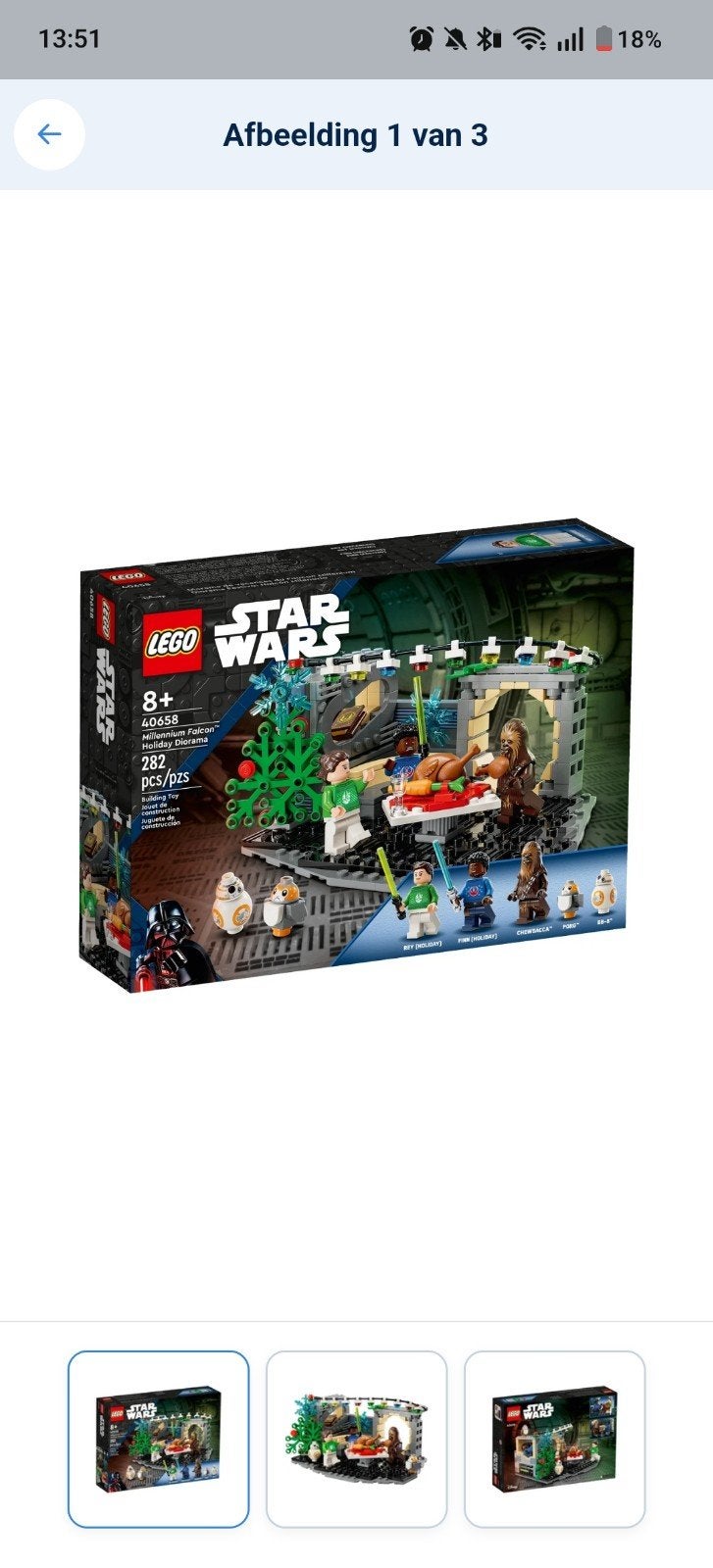 LEGO Star Wars Millennium Falcon Holiday Special, Ophalen of Verzenden, Nieuw
