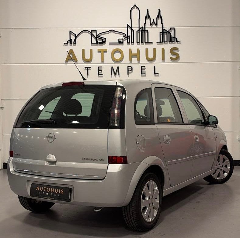 Opel Meriva 1.6-16V Temptation 1E Eigenaar Nap Dealer Onderh, Auto's, Voorwielaandrijving, Dealer onderhouden, Gebruikt, Zwart