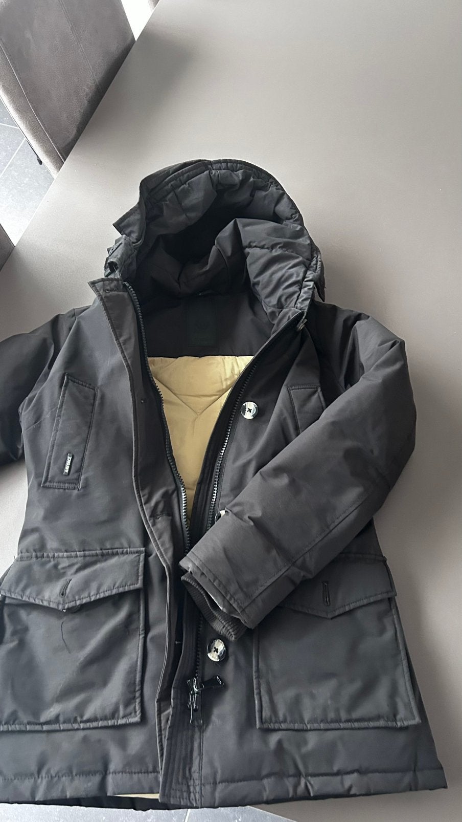 Jas Airforce, Kleding | Dames, Ophalen of Verzenden, Zo goed als nieuw, Zwart