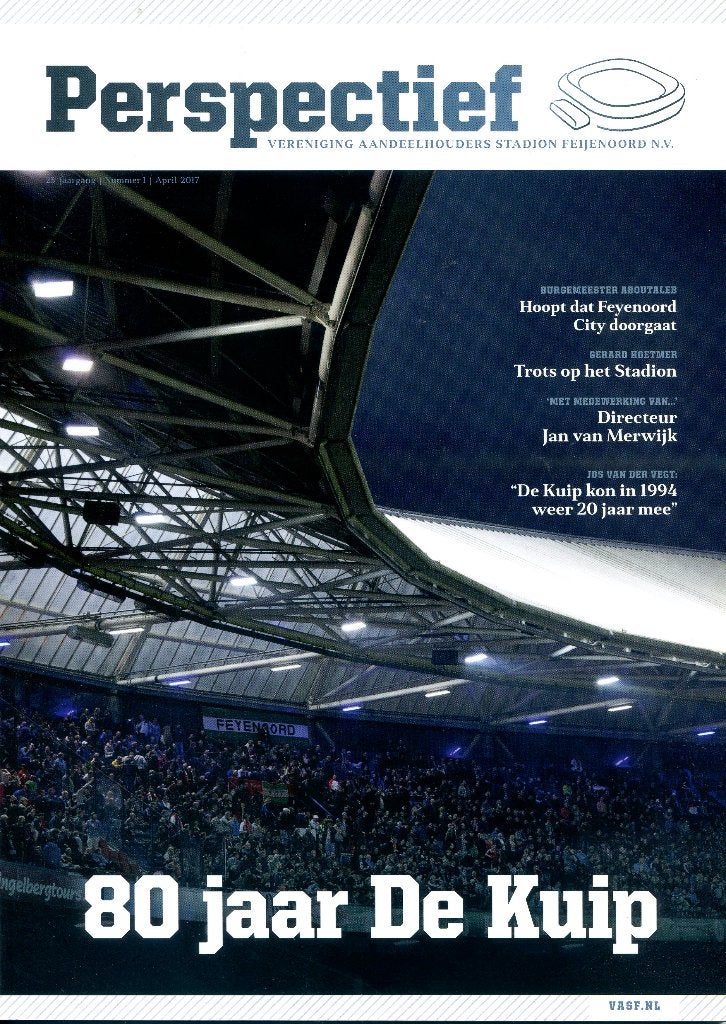 Perspectief [ Feyenoord ], Verzamelen, Sportartikelen en Voetbal, Ophalen of Verzenden, Zo goed als nieuw, Feyenoord, Boek of Tijdschrift