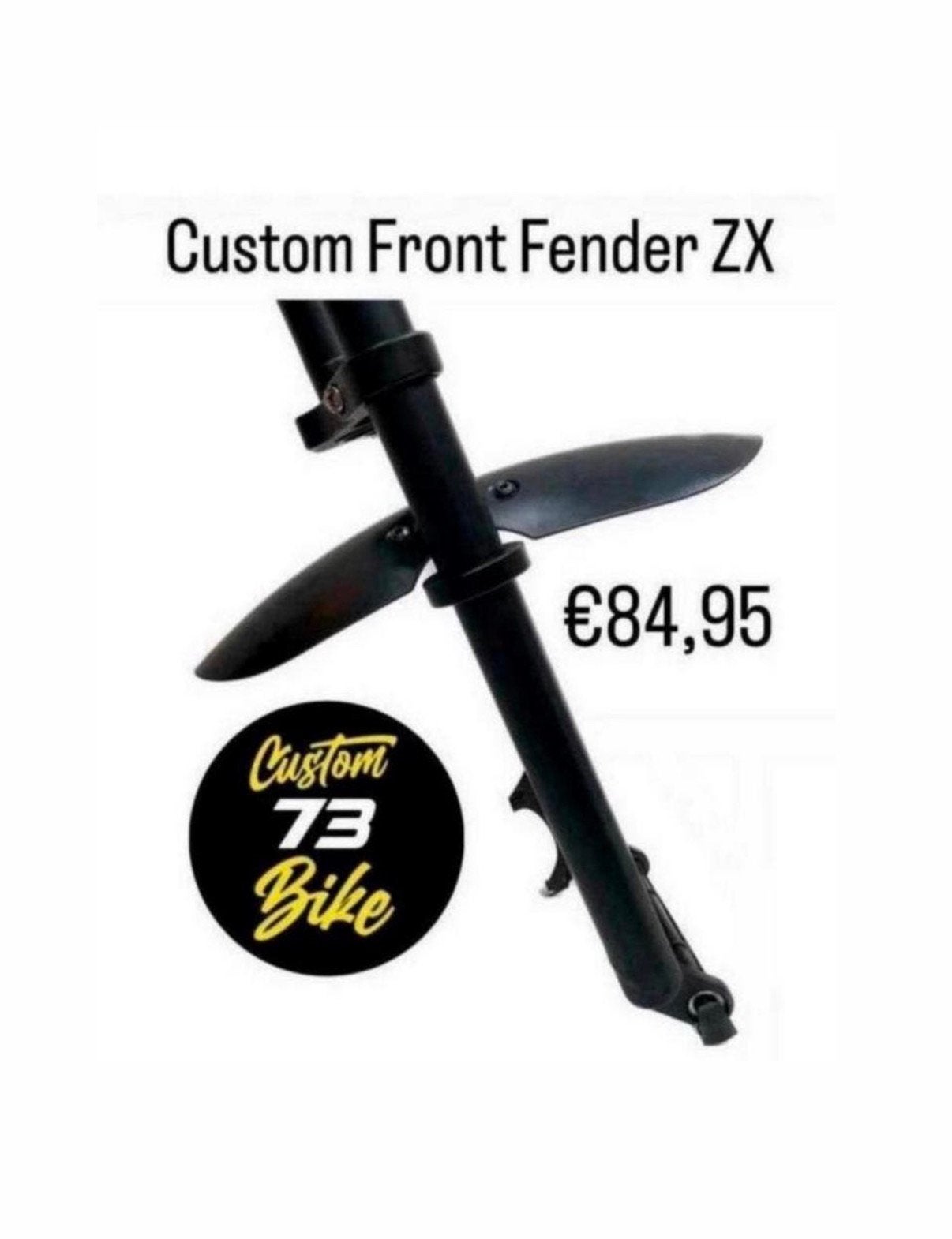 SUPER73 Custom Cafe Racer Front Fender ZX, Ophalen of Verzenden