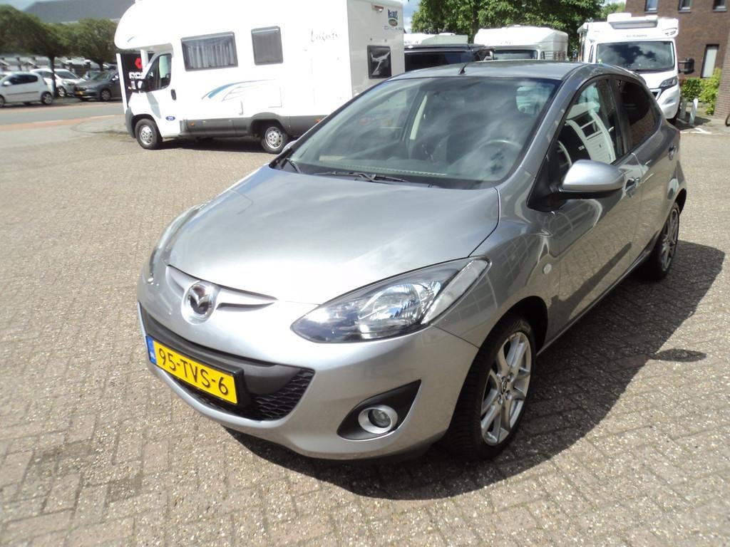 Mazda 2 1.3 Navigator GT Navigatie Stoelverwarming Trekhaak, Voorwielaandrijving, Euro 5, Stof, Gebruikt