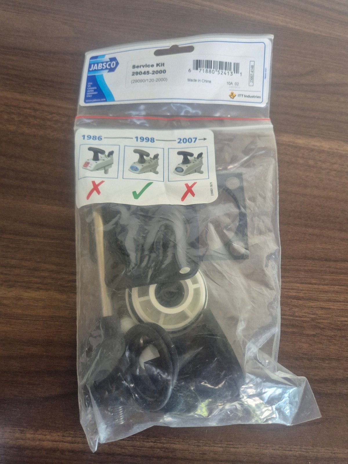 Jabsco Service Kit A 29045-2000, Ophalen of Verzenden, Nieuw, Kombuis en Sanitair