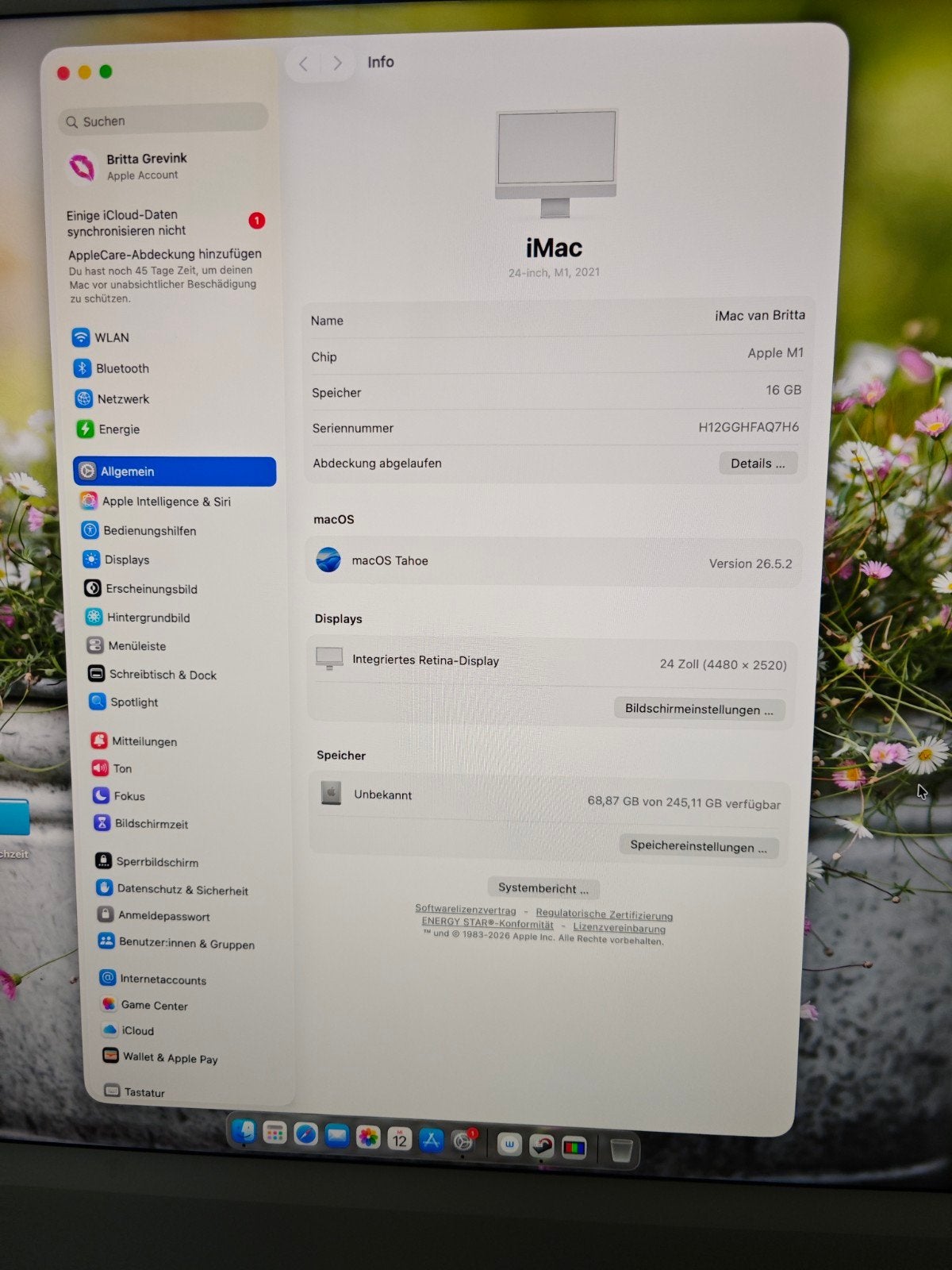 Apple iMac 24-inch M1 2021 - 16GB RAM, 256GB SSD, Computers en Software, Apple Desktops, 256 GB, SSD, IMac, Zo goed als nieuw