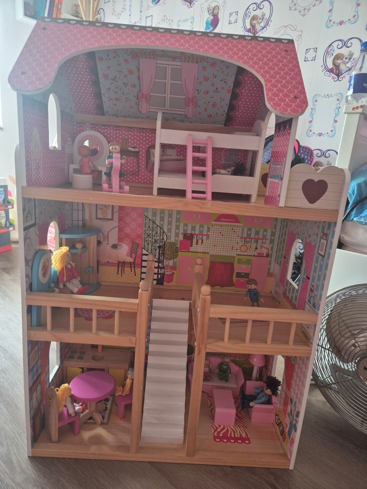 Groot poppenhuis, Kinderen en Baby's, Ophalen, Gebruikt, Poppenhuis
