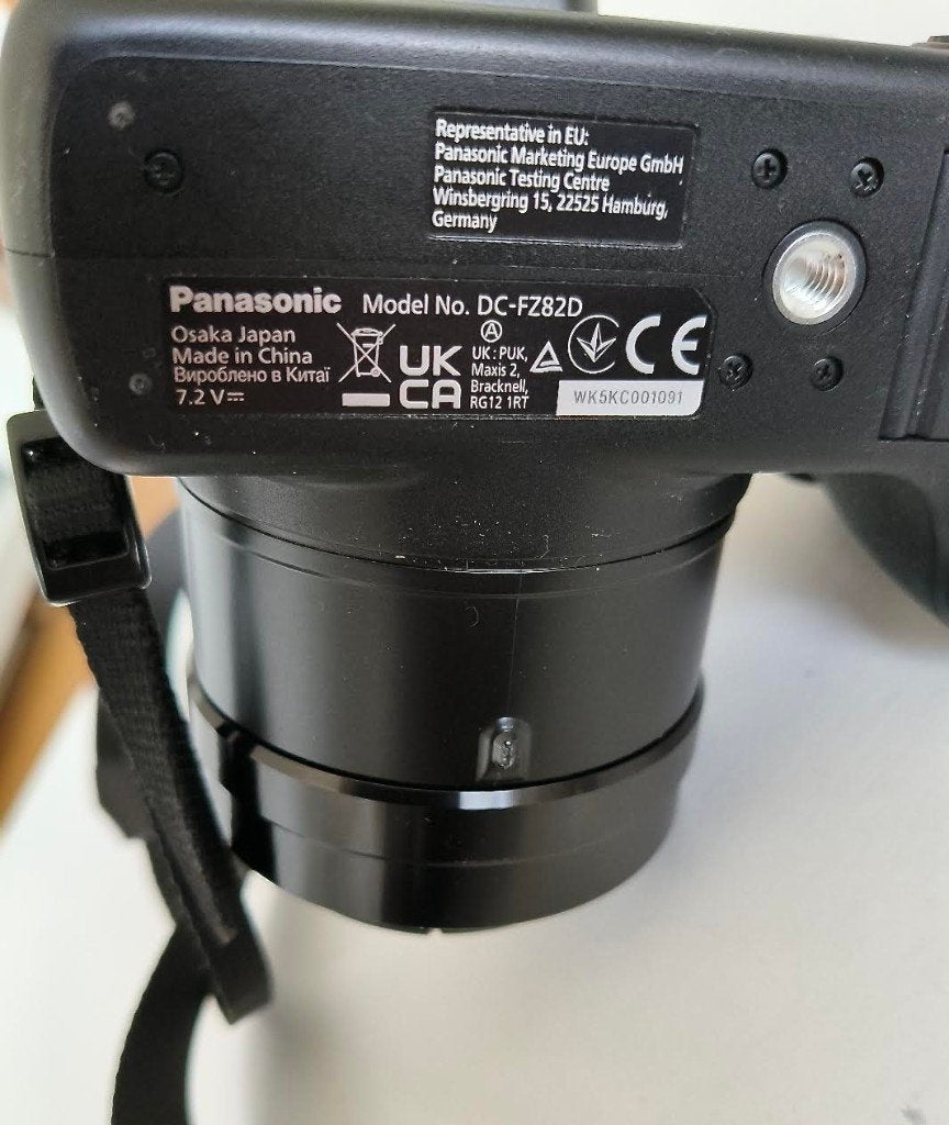 Panasonic Lumix DC-FZ82D, Ophalen, Panasonic, Accu, 18 megapixels
