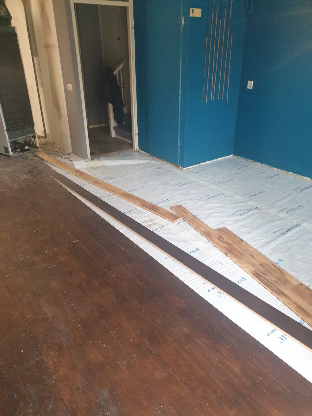 parketvloer 40m2, Ophalen of Verzenden, 25 tot 50 m², Bruin, Parket