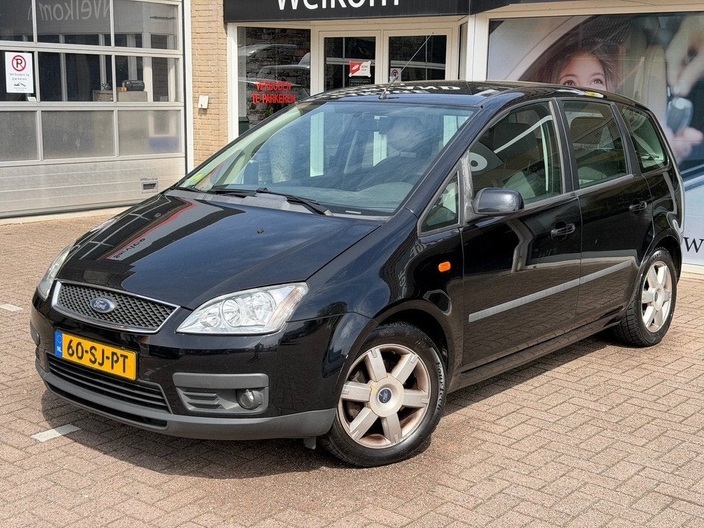 Ford Focus C-Max 1.6-16V Futura | Cruise ctr | Airco | Trekh, Voorwielaandrijving, 1596 cc, Gebruikt, Zwart