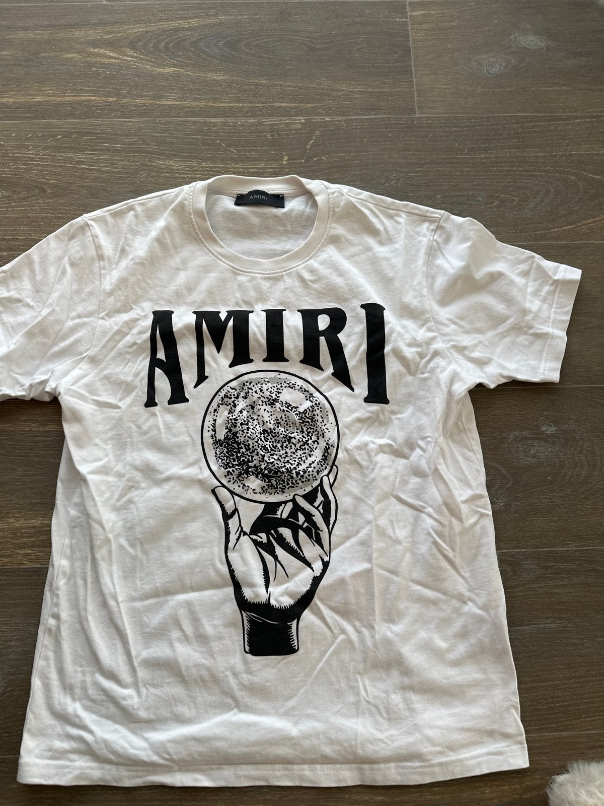 Amiri T-shirt maat L, Ophalen of Verzenden, Zo goed als nieuw, Maat 52/54 (L), Wit