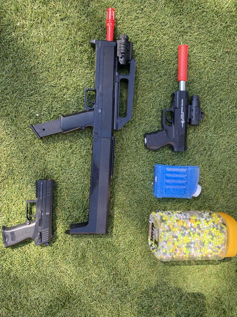 Watergel Blaster Speelgoedpistolen Set met Munitie, Ophalen, Gebruikt, Jongen of Meisje