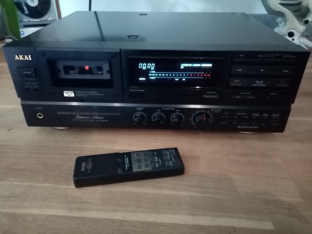 Top Cassettedeck Akai GX75mk2 3 koppen double capstan Calibr, Audio, Tv en Foto, Ophalen, Enkel, Akai, Tiptoetsen