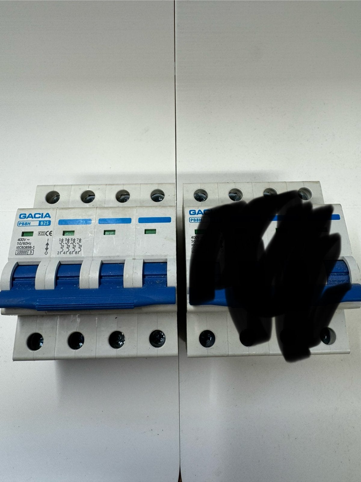 GACIA PB8H B25 4-Polige Automaat 25A 10kA, Ophalen of Verzenden, Gebruikt, Installatieautomaat