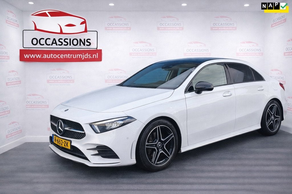 Mercedes-Benz A-klasse 180 Business Solution AMG. Word mee g, Auto's, Gebruikt, 4 cilinders, Wit, Origineel Nederlands