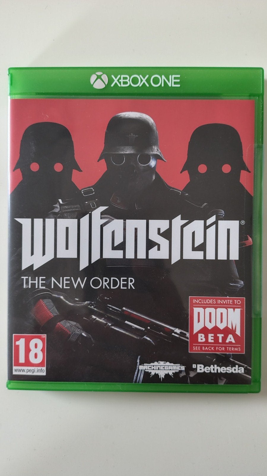 Wolfenstein: The New Order - Xbox One (Inclusief Doom Beta), Spelcomputers en Games, Ophalen of Verzenden