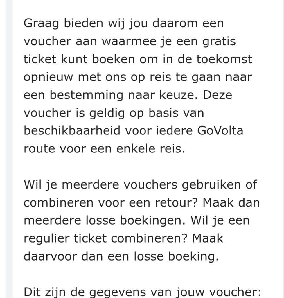 2 voucher Govolta, Tickets en Kaartjes