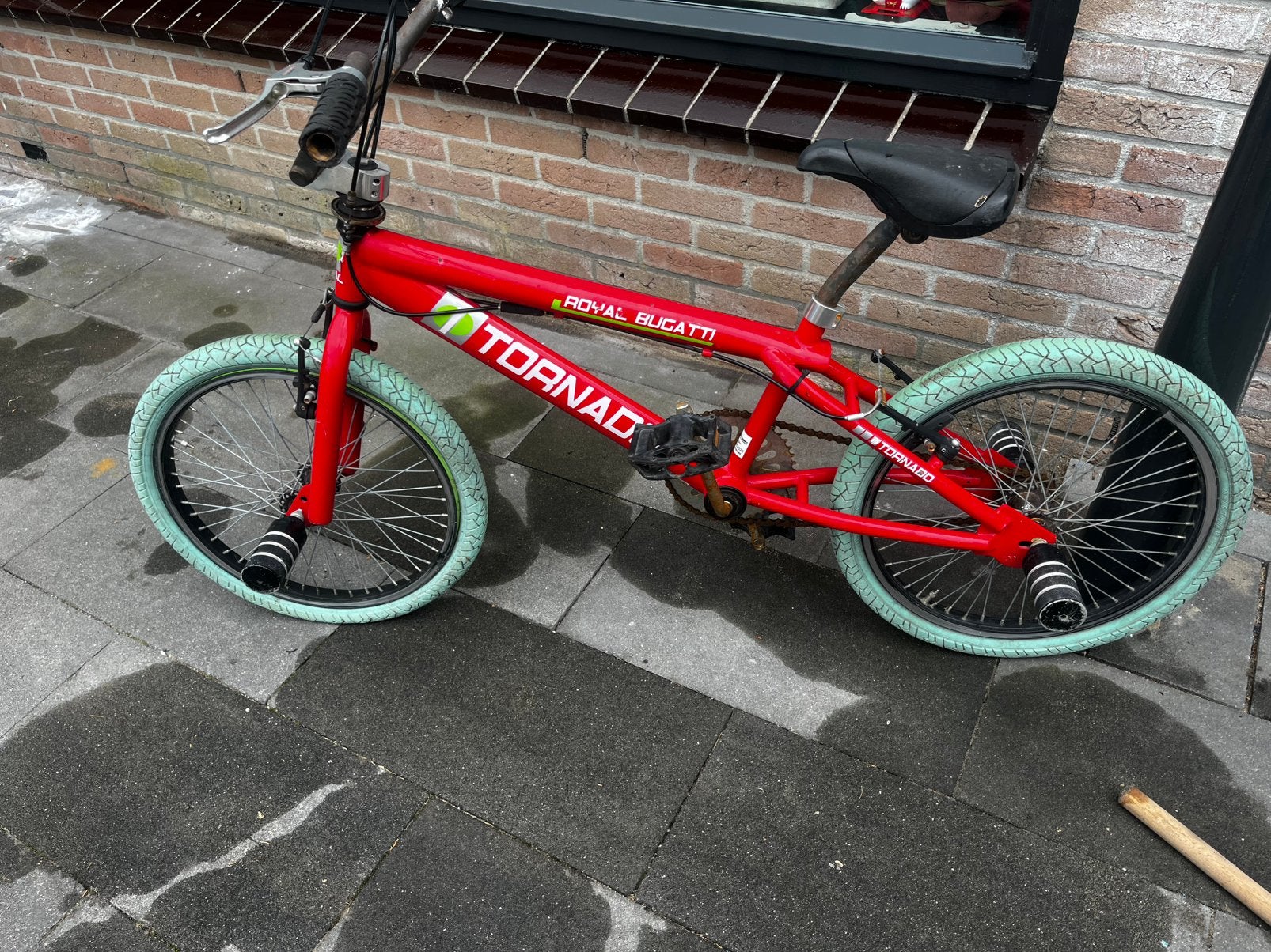 Royal Bugatti Tornado BMX, Fietsen en Brommers, Ophalen, Gebruikt, Staal, Velgrem