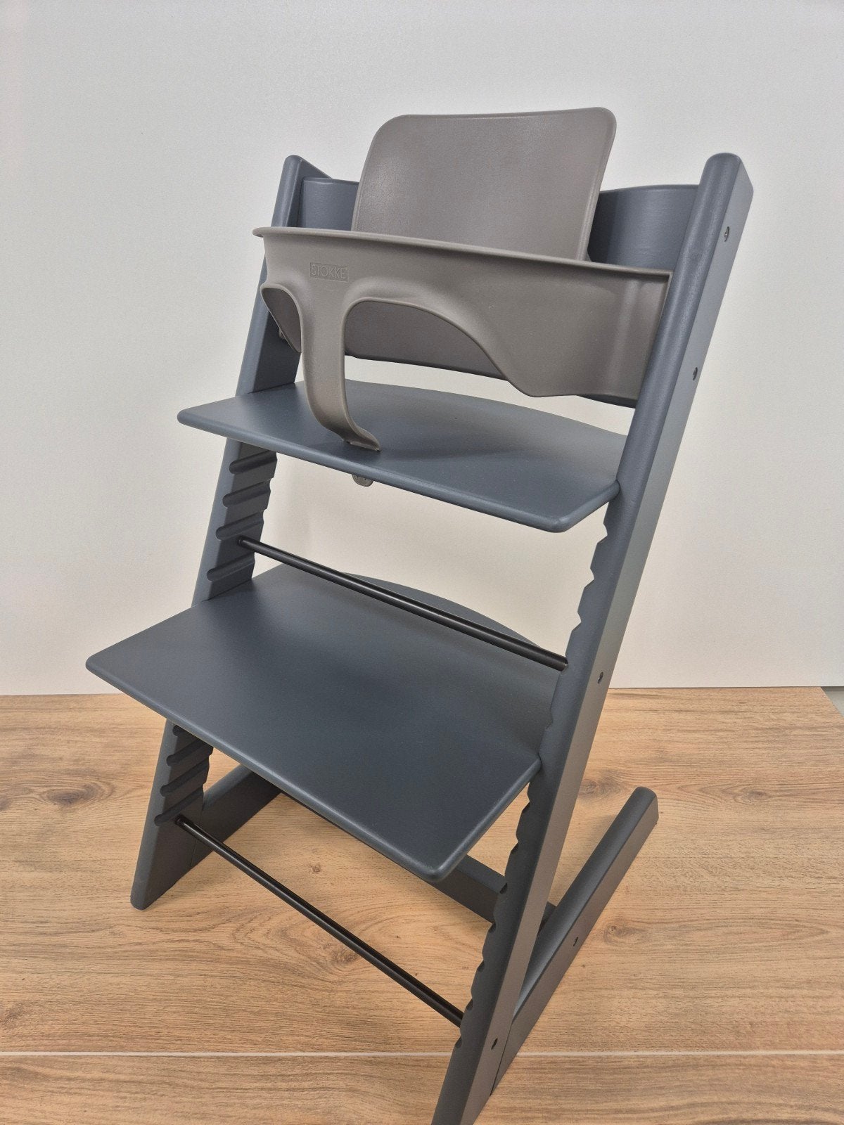 Stokke Tripp Trapp met babyset, Antraciet