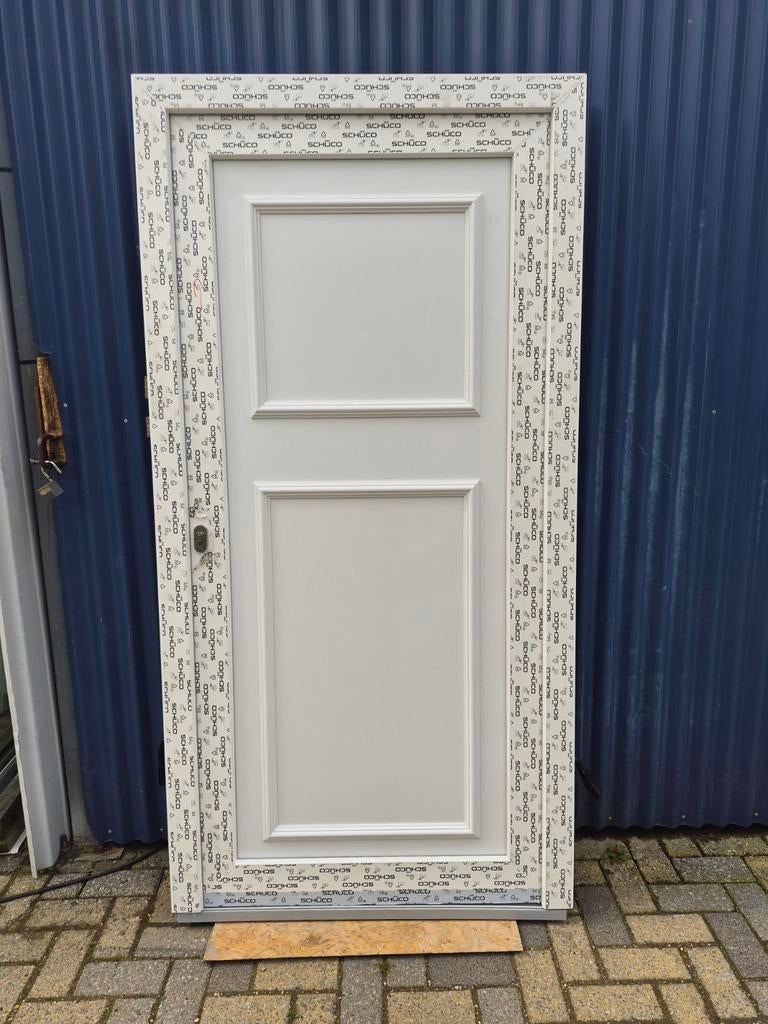 Nieuwe Schüco voordeur!, Doe-het-zelf en Verbouw, Kozijnen en Schuifpuien, Deurkozijn, Nieuw, 150 tot 225 cm, Hout