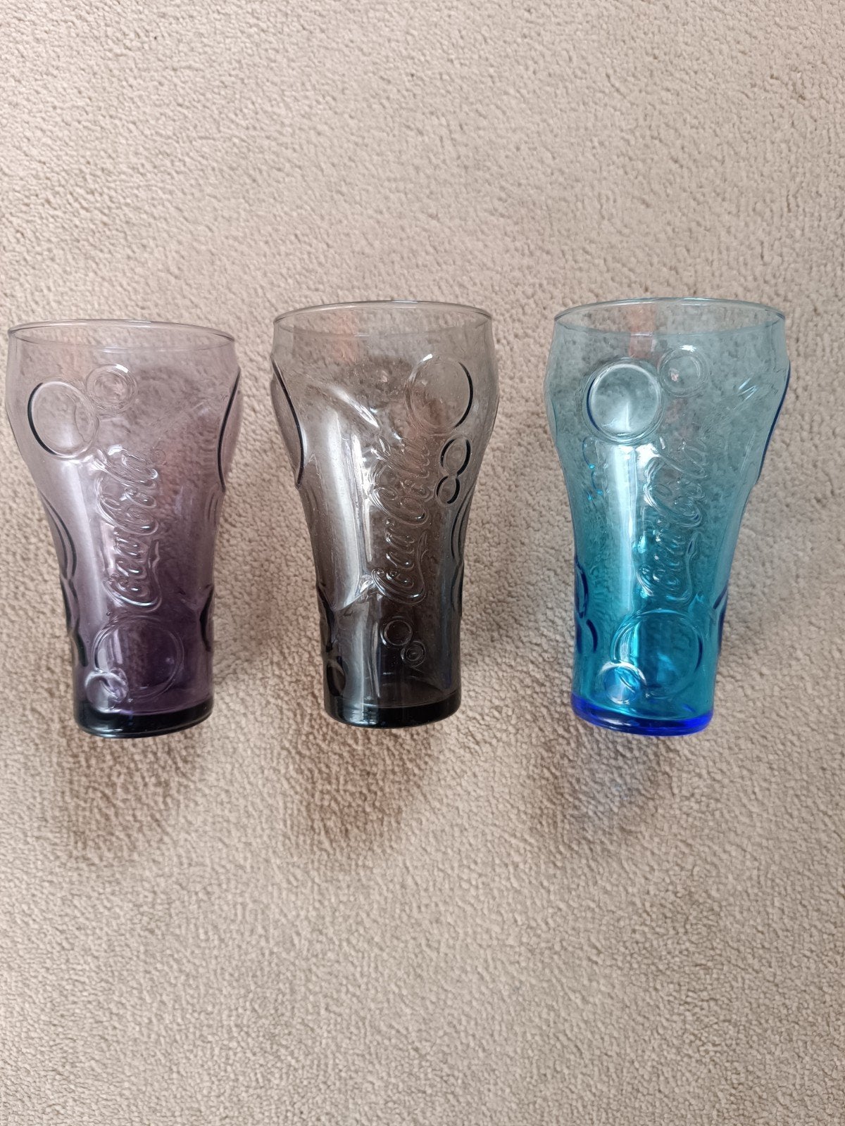 Set van 3 Coca-Cola McDonalds Glazen Glas Limited, Ophalen of Verzenden, Nieuw
