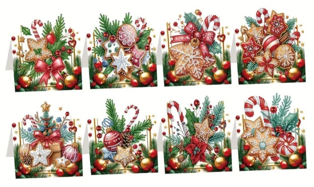 Diamond painting kerstkaarten, Ophalen of Verzenden, Nieuw, Kerst, Overige typen