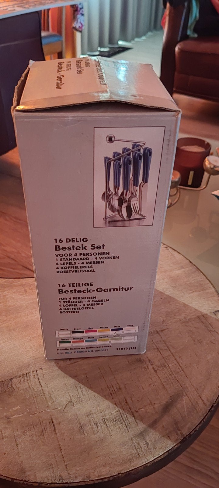 16 delig bestek set, Ophalen of Verzenden, Gebruikt