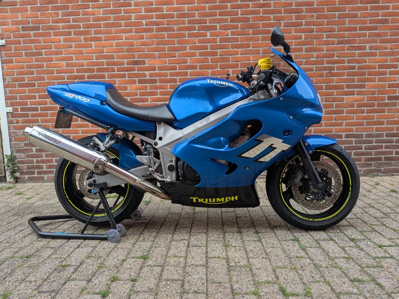 Mooie Triumph TT600 BJ2002 (zelfde specs als Honda CBR600F), Motoren, Sportuitlaat, 4 cilinders, Motorrijbewijs A, Gebruikt