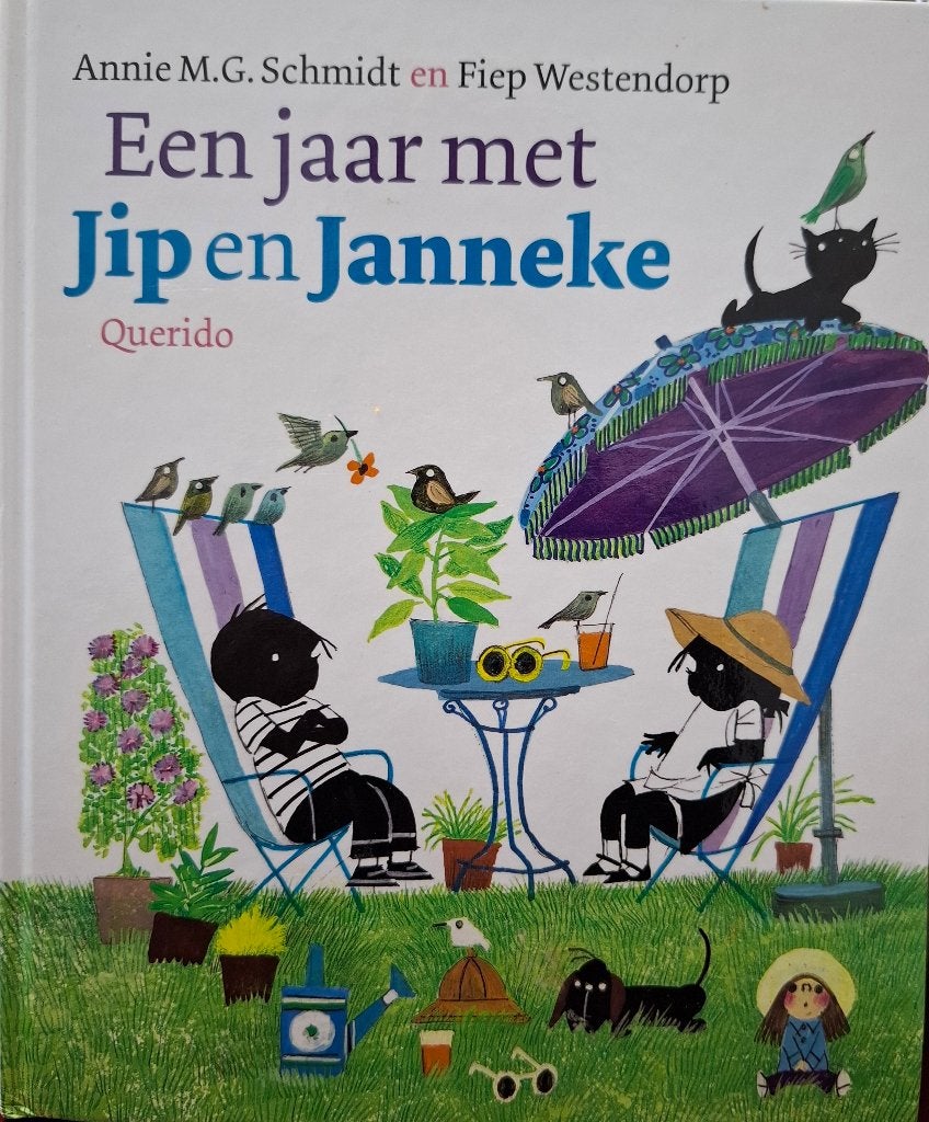 Een jaar met Jip en Janneke - Annie M.G. Schmidt (Hardcover), Gelezen, Annie M.G. Schmidt, Fictie algemeen, Jongen of Meisje
