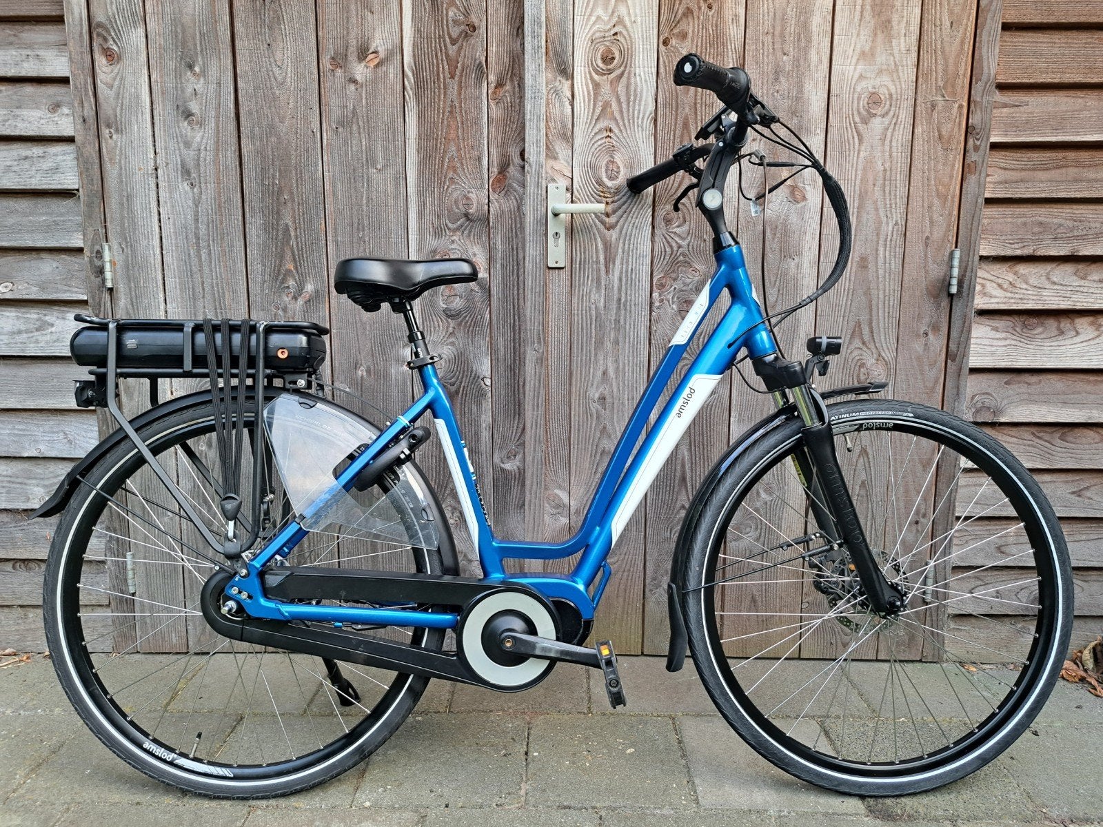 Amslod  York mtx 53cm met middenmotor., Fietsen en Brommers, Elektrische fietsen, 51 tot 55 cm, Ophalen, Zo goed als nieuw, Overige merken