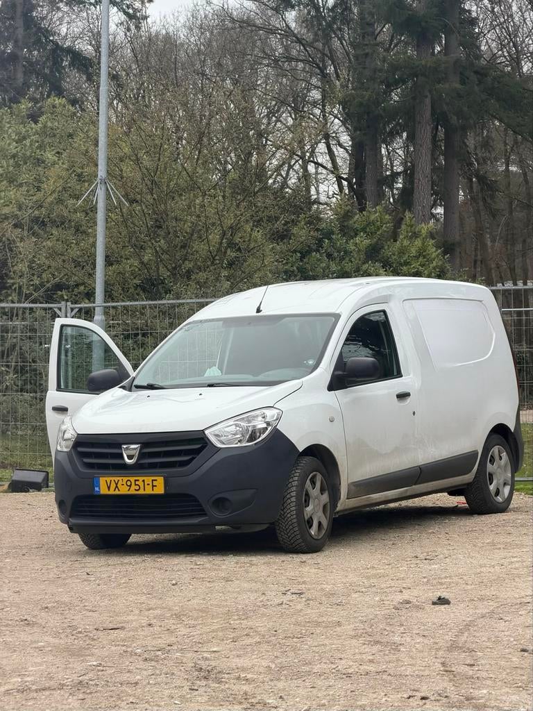 Dacia Dokker Van 1.5 dCi 75pk 2016 Wit, Auto's, Bestelauto's, Bedrijf, Dacia, Diesel, Handgeschakeld, Origineel Nederlands, Wit
