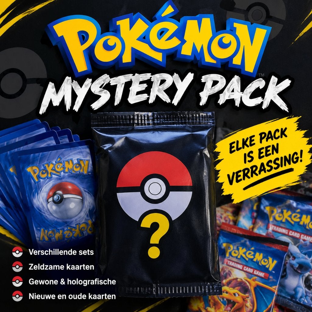 Pokemon Mystery Pack, Ophalen of Verzenden, Zo goed als nieuw, Meerdere kaarten