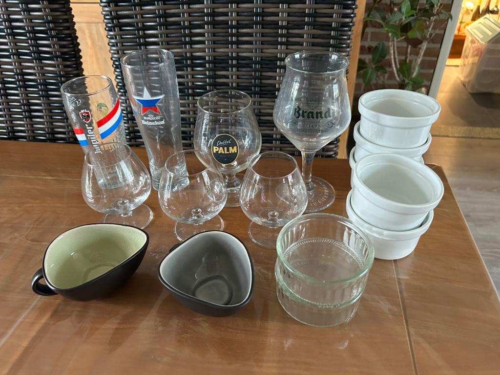 Verschillend glaswerk/schaaltjes, Ophalen, Zo goed als nieuw