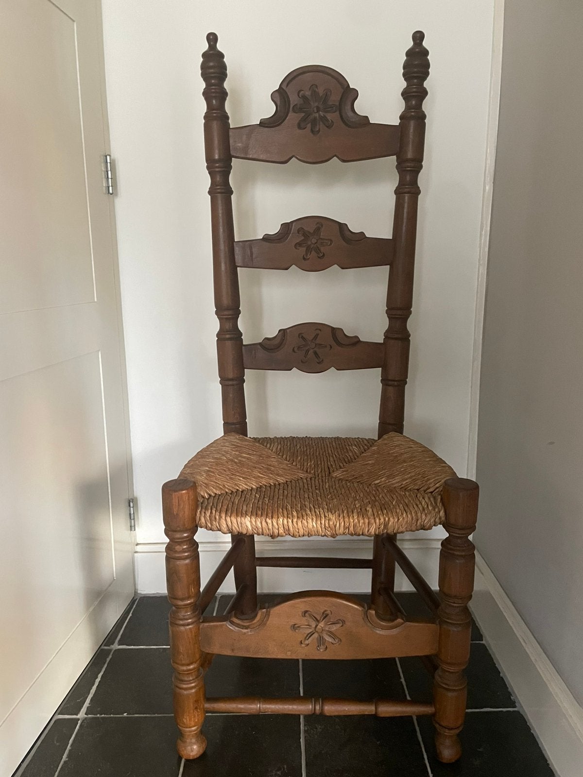 Knopstoel antiek, Antiek en Kunst, Antiek | Meubels | Stoelen en Banken, Ophalen of Verzenden