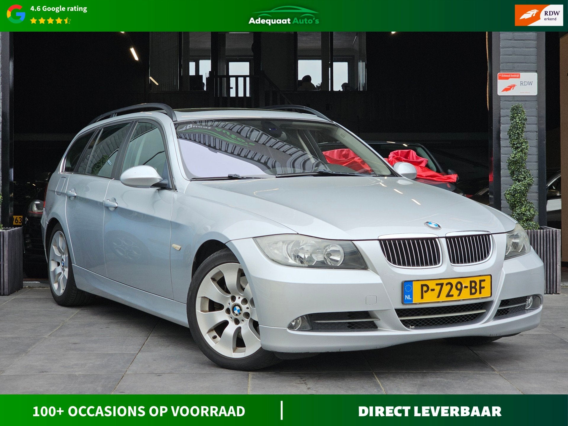 BMW 3-serie Touring 330i High Executive|AUT|PANO|Stoelvw|APK, Auto's, Gebruikt, Huisgarantie, Met garantie (alle), 259 pk